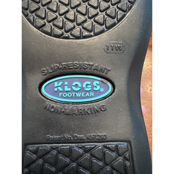 KLOGS USA Black Rubber Slip On Mule Clog Shoe Slip Resistant Mens 11W New In Box - Picture 12 of 12